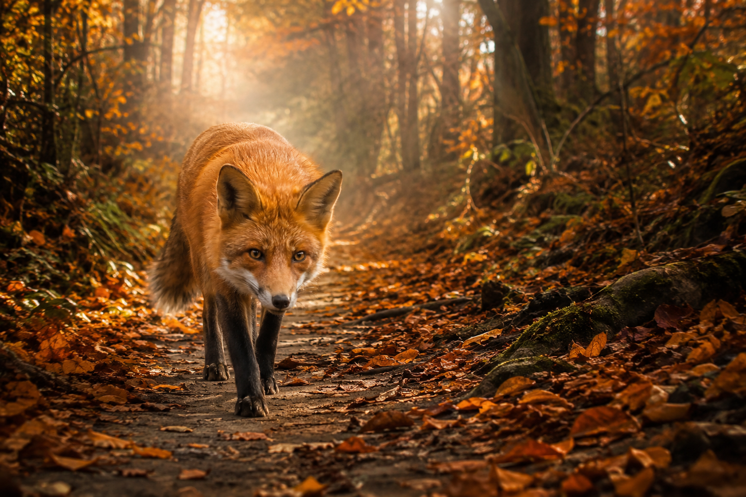 AI-generated red fox