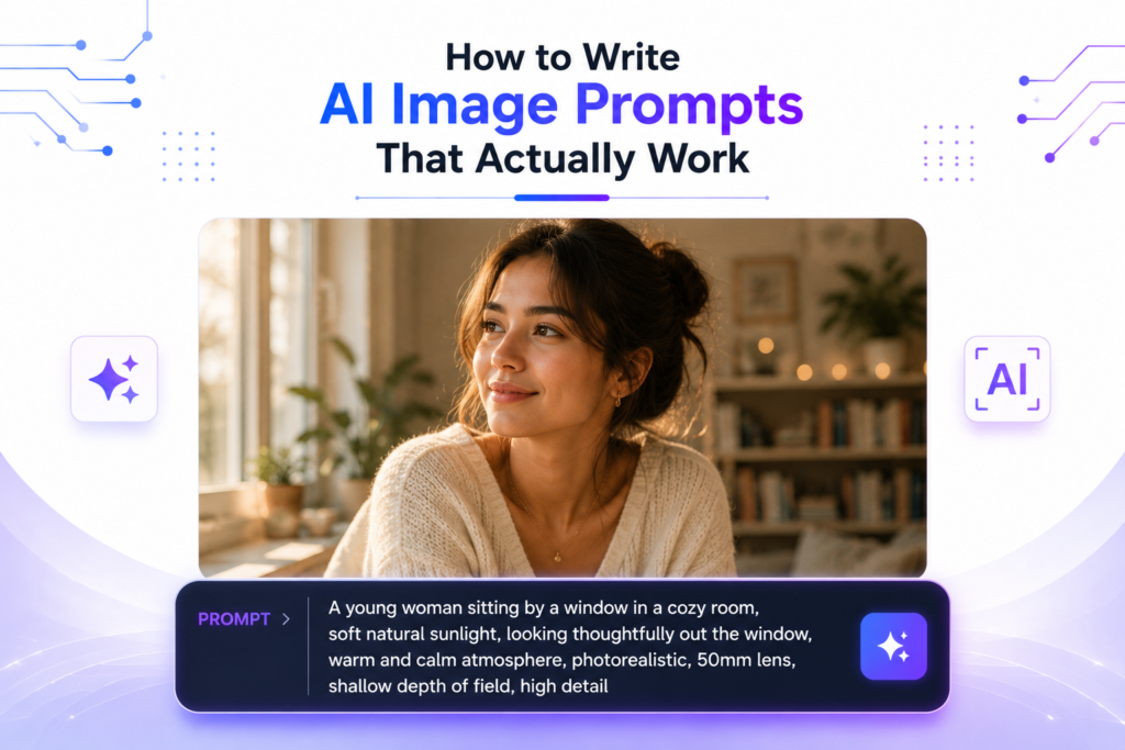 image of how to write ai image prompts