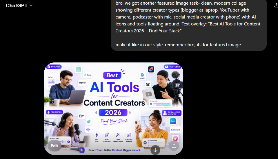 chatgpt creating featured images 