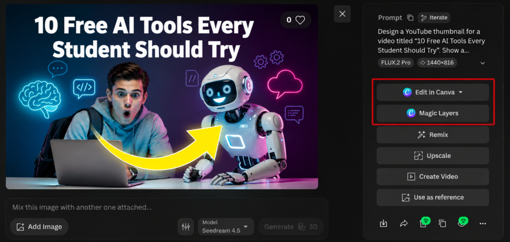 canva integration in leonardo