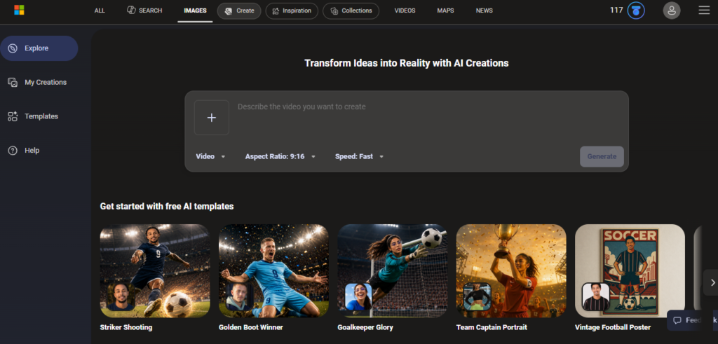interface of bing
