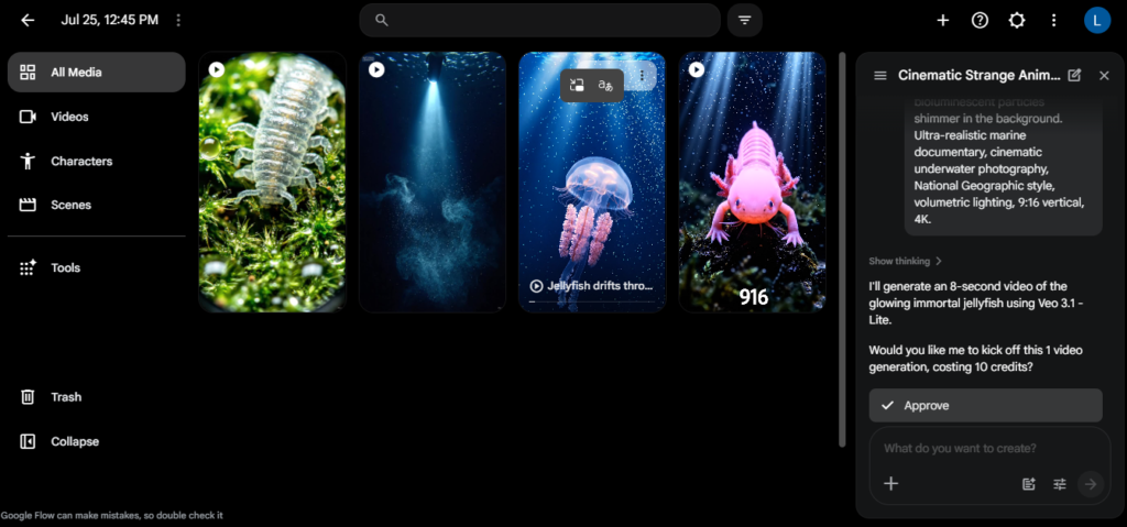 using flow to create visuals.