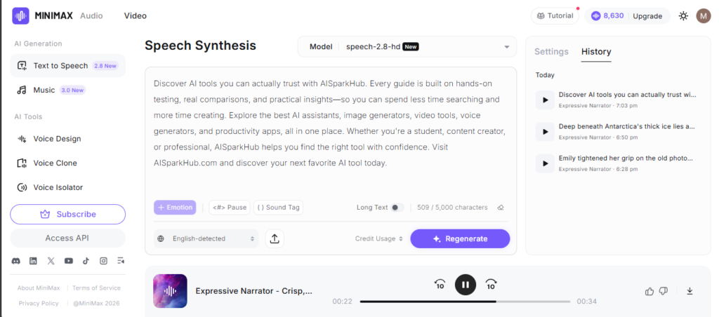 interface of minimax
