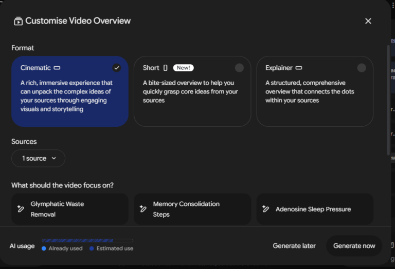 How To Create Overview How to Use NotebookLM Video Overviews: Formats, Prompts & Limits (2026 ...